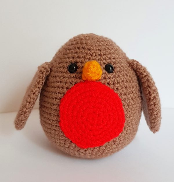 crochet creature, crochet robin, www.thecrochetcraftco.co.uk