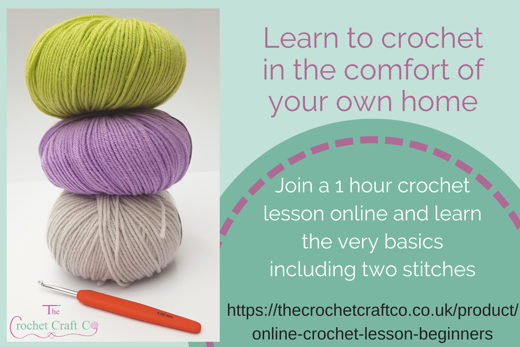 Online Group Crochet Lesson 1 Hour The Crochet Craft Co,Picture Of A Rational Number